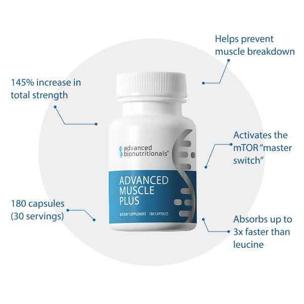 Advanced Muscle Plus™ – Build lean muscle, increase strength, and recover faster.